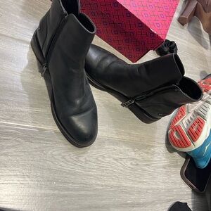 Franco Sarto Black Ankle Boots